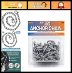 Stainless Steel Boat Anchor Chain - Marine Grade, High Break Load, 2 Shackles, 5. Fixed Price $73.99.