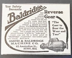 Smith&baldridge Machine Co.antique Motor Boat Reverse Gear Part VTG1910 Print Ad. Fixed Price $12.95.