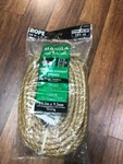 New Lehigh Manila Heat Resistant Abrasion Durable Rope 50 Ft X 3/8" Load 122 Lb. Fixed Price $12.95.