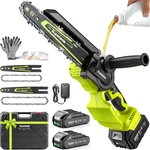 Mini Chainsaw Cordless, 8 Inch & 6 Electric Battery Powered, 1000W. Fixed Price $79.39.