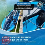 Wavesrx Jet Ski Cleats Soft Loops Pwc Docking Fender Rope Holder. Fixed Price $27.99.