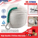 1/2"X100' 6250LBS Twisted 3 Strand Nylon Anchor Rope Boat W/thimble Rigging Line. Fixed Price $26.99.