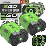 2PACK 56V 12.0AH Upgrade For Ego BA5600T Power + 10AH Lithium New Battery. Fixed Price $188.00.