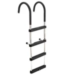 Recpro Compact Stainless Steel Heavy Duty 4 Step Pontoon Boat Boarding Ladder. Fixed Price $92.99.