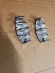 Goldeneye Gripper No Tie Rope Zig Zag Chrome Boat Cleats 3 1/4" X 1/2". Fixed Price $17.95.