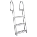 Recpro 3 Step Pontoon Dock Ladder Heavy Duty Aluminum Removable Boarding. Fixed Price $119.95.