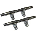 Perko 4" Open Base Clear Chrome Plated Zinc Pair #1188DP4CHR. Fixed Price $41.30.