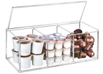Organizador De Psulas Caf Acr Lico Tapa Para 24 K-cup, Contenedor Tran. Fixed Price $54.65.