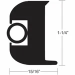 V11-3447BBK70-2 Taco Flex Vinyl Rub Rail Kit Black With Insert 70' 10/4.... Fixed Price $487.13.