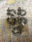 Chicago Hardware Pack Of #201254 Galvanized Screw Pin Anchor Shackles 7/16".. Fixed Price $30.00.