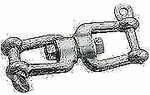Sea Dog Cast 316 Stainless Steel Jaw/jaw Swivel #1/4 2-9/16 Bulk 182306. Fixed Price $21.00.