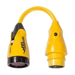 Marinco P503-30 Eel Pigtail Adapter, 50A 125V To 30A Female, Locking. Fixed Price $35.00.