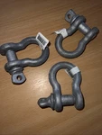 (set Of 3) West Marine 1/2 Screw Pin Anchor Shackle Galvanized Wll 4000 Lbs. Fixed Price $21.77.