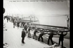 Life Drill, Holland America Line, Putting Boats Over The Side, Sailors,. Fixed Price $12.99.