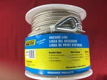 Anchor Line 3/8" X 150' Braided Nylon Gold & White Seachoice 42331. Fixed Price $64.99.