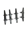 Lot Of 4 Stainless Steel Boat Dock Deck Marine Line Rope Cleat / Cheat 6 ". Fixed Price $60.00.