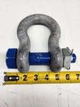 Campbell 5391635 1" Galvanized Carbon Steel Bolt Type Anchor Shackle Brand New. Fixed Price $61.51.