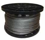 1/4" Stainless Steel Aircraft Cable Wire Rope 7X19 Type 304 (100 Feet). Fixed Price $107.00.
