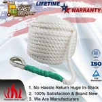 1/2 X200' Polypropylene Twisted Three Strand Anchor Rope Boat With Thimble White. Fixed Price $43.99.