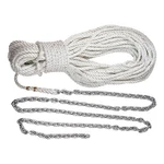 Lewmar Anchor Rode 215'-15' Of 1/4" Chain & 200' 1/2" Rope W/shackle. Fixed Price $438.73.