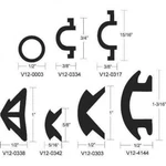 Taco 1" Black Flex Insert 70' #V12-0303BKA70-1. Fixed Price $237.63.