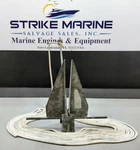 West Marine, Traditional - 22 Galvanized Fluke Anchor W/ 80' Of 1/2" Line. Fixed Price $149.95.