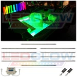 10PC Ledglow Million Color Boat & Marine Cabin Neon Light Kit - Waterproof. Fixed Price $274.99.
