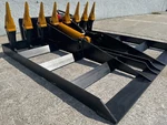 42" Land Plane Leveler Grading W/ripper Teeth Mini Skid Steer Attachment. Fixed Price $1274.15.