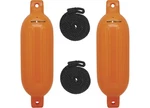 Extreme Max 3006.7581 Boattector Inflatable Fender 2-PACK 4.5" 16" Neon Orange. Fixed Price $47.56.