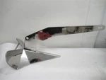 Five Oceans FO4603, 16.5 Lb Delta Style Wing Anchor - Stainless Steel 38'. Fixed Price $300.00.