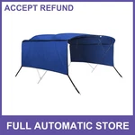 One 600D 4 Bow 8'L X 97"-103"W Bimini Top Cover W/ Side Blocks Universal. Fixed Price $102.49.