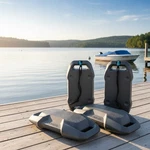 Compact Fenders 17IN X 8IN: Ideal Protection For Bass & Pontoon Boats. Fixed Price $96.02.