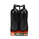 2-PACK Boat Fenders 5.5X20" Black Inflatable Bumpers W/ Lines Buoys. Fixed Price $25.99.