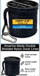 100 Ft Double Braided Nylon Boat Anchor Rope 3/8INCH With 316 Stainless Steel.... Fixed Price $43.00.