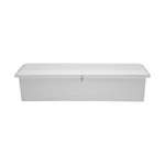 Extra Large 95"X22" Fiberglass Gas Shock Closure Dock Storage Box. Fixed Price $2435.95.