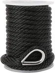 Usr Rope Solid Braid Mfp Anchor Line 3/8" X 100' Black Boat. Fixed Price $19.50.