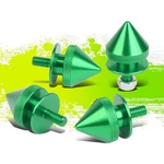 24MM X 28MM Anodized Green Aluminum Bumper Quick Fastener Spiky Style 4PCS/SET. Fixed Price $9.60.