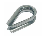 Pc Marine Boat T316 Stainless Steel 1/4'' Thimble Wire Rope Chain Anchor. Fixed Price $7.99.