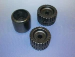 Yates Rubber Ribbed Roller 3IN. X 4-3/8IN. 3/4IN. 343R-6P. Fixed Price $16.99.