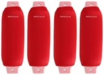 (4) Rockville C8527R 8.5"X27 Red Fender Covers, Stretchy, Uv/abrasion Resistant. Fixed Price $52.95.
