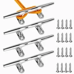 Boat Cleat, 4 Pack 316 Stainless Steel Inch 5 Open Base Dock Cl.... Fixed Price $40.27.