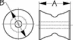 Sea-dog Line 328069-1 Bow Roller 2-15/16" X 2-3/4". Fixed Price $26.44.