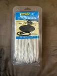 Seachoice #40121 White Premium Double Braided Nylon Dock Line Rope 1/2" X 20'. Fixed Price $16.50.