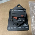 Lewmar 68000350 110A Thermal Circuit Breaker For Winches & Windlasses. Fixed Price $125.90.