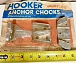 Hooker Anchor Chocks Blocks Super Slip Ring Rule BC-1C Chromed Deck Mount Boat. Fixed Price $44.99.