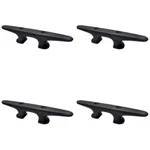 4 Pack Black 6" Nylon Cleat Boat Marine Dock Anchor Line Rope Tie-down Rv Atv. Fixed Price $14.98.