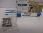 Vtg Perko Spring Clamp Pair, Cat# 502-DP1-STS, Header Bags Polished Stainless. Fixed Price $25.00.