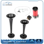 12V 130DB Loud Car Truck Boat Dual Trumpet Train Air Horn Compressor Kit Black. Fixed Price $19.88.