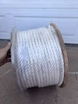Frank Winne & Son Nylon Rope 3/4" Diam MIL-R-17343D Model Mpn 141-712. Fixed Price $450.00.