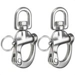 Five Oceans 2-3/4 Pin Release Snap Shackle Swivel Eye AISI316 Stainless Steel. Fixed Price $57.98.